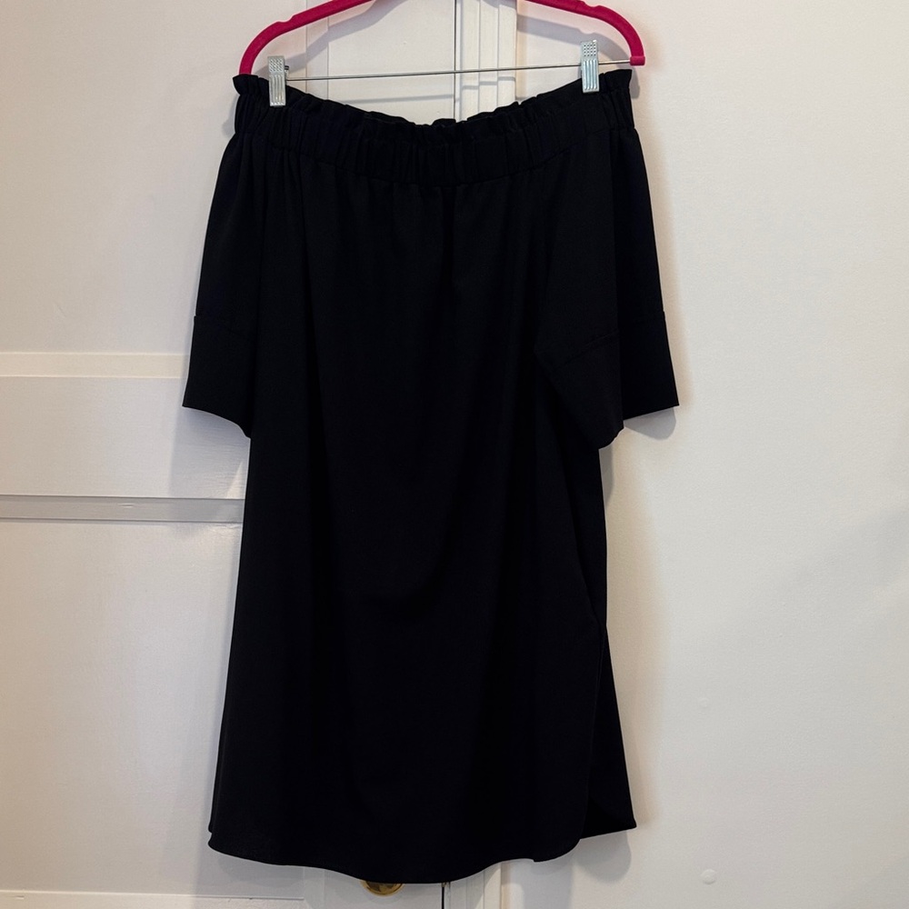 Off-Shoulder Black Dress